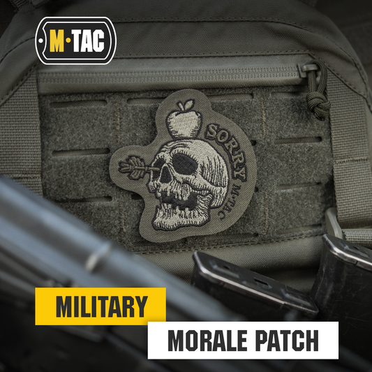 M-Tac “SORRY” Embroidered Morale Patch