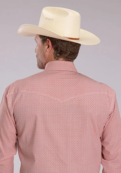 Roper 2500 Saltillo Foulard (Rust) - Men's Western Shirt