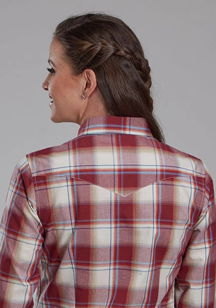 Roper 2160 '57 Chevy Plaid (Red) - Women's Western Shirt