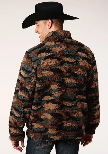 Roper 1352 Polar (Camo) - Men's Fleece Pullover