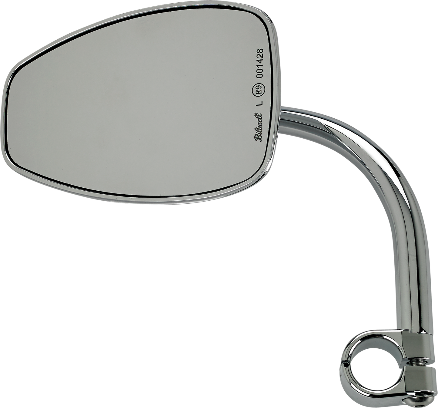 BILTWELL Clamp-On Utility Mirror - Tear Drop - Chrome 6504-578-531