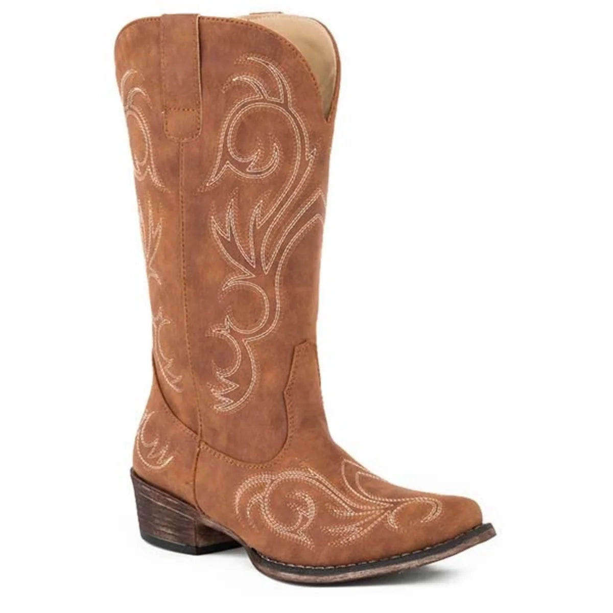 Roper Riley (Tan) - Women's Cowgirl Boot