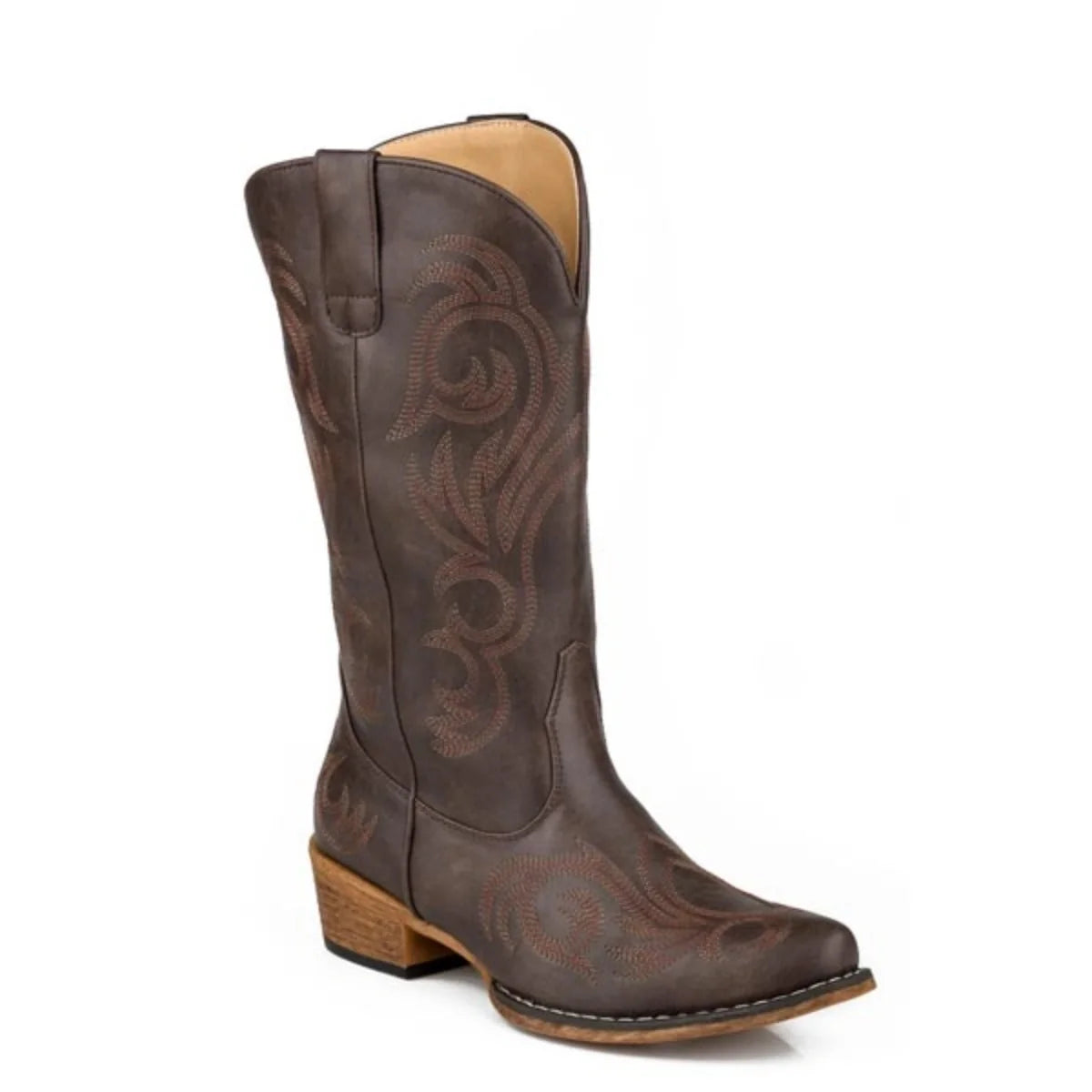 Roper Riley (Dark Brown) - Women's Cowgirl Boot