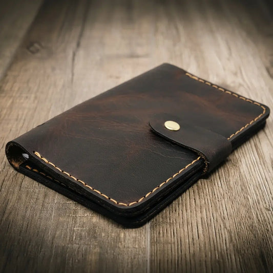 Leather Field Notes Cover - Walnut Brown