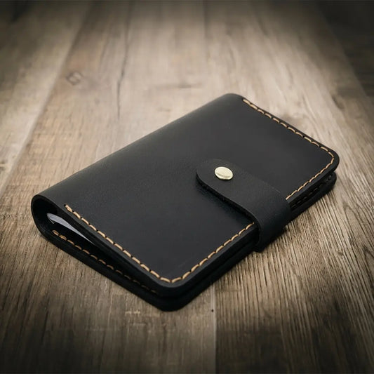 Leather Field Notes Cover - Black