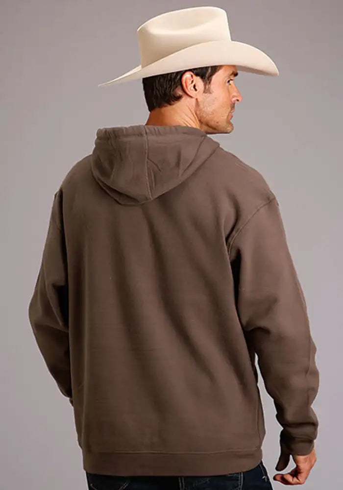 Stetson Cotton Blend Est. 1865 (Brown) - Men's Hoodie Sweatshirt