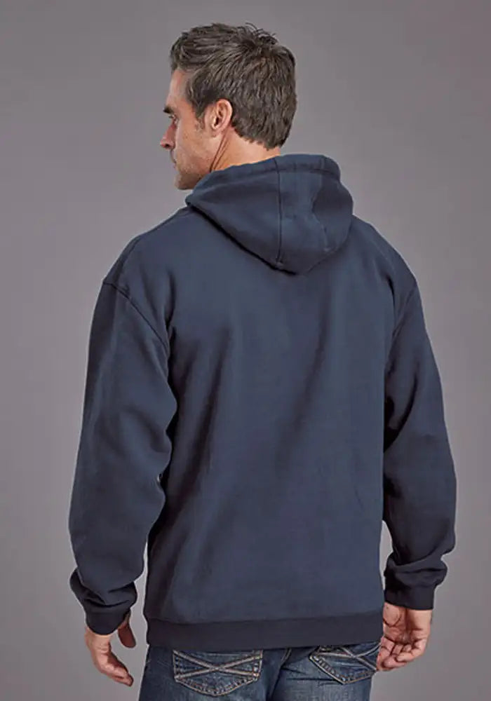 Stetson Quality Western Goods (Navy) - Men's Hoodie Sweatshirt