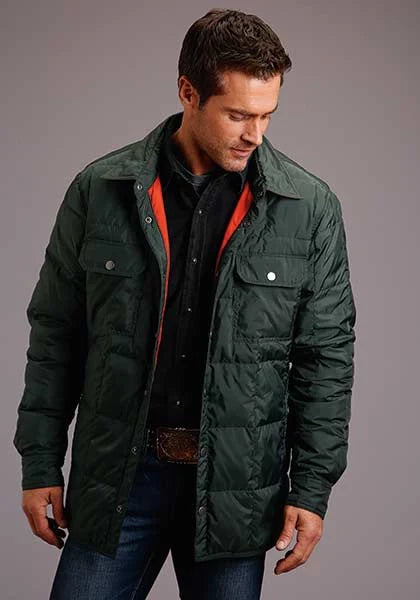 Stetson Modern Denim (Black) - Men's Western Shirt