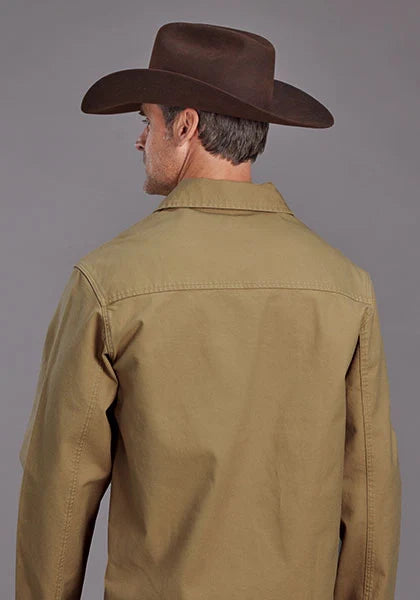Stetson Stretch Canvas (Brown) - Men's Jacket