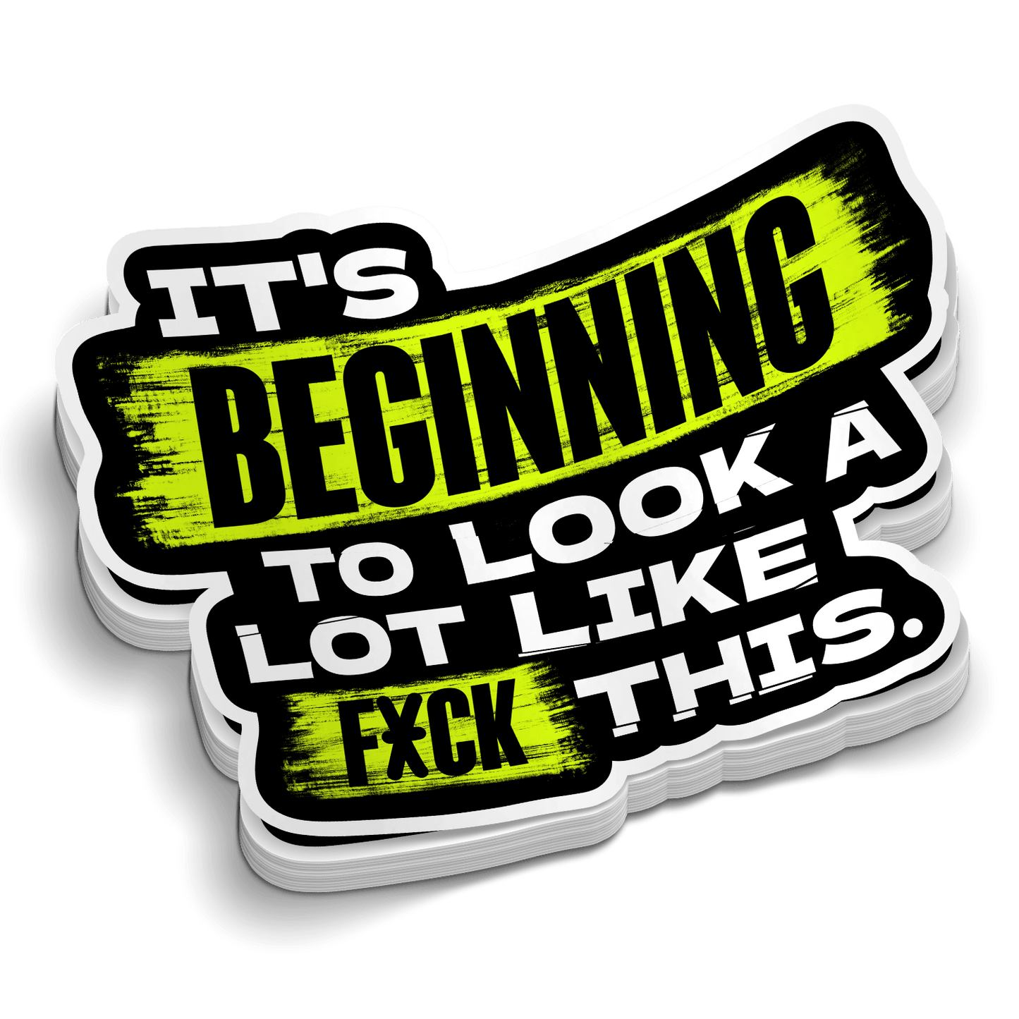 Looks A Lot Like F This Hard Hat Decal