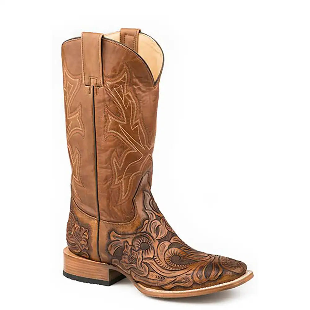 Stetson Wicks (Tan) - Men's Cowboy Boot