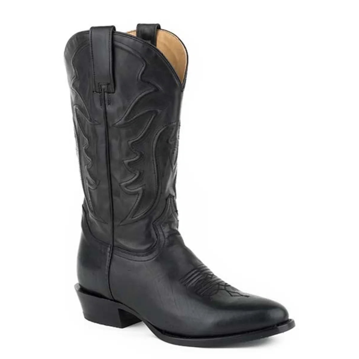 Stetson Ames (Black) - Men's Cowboy Boot