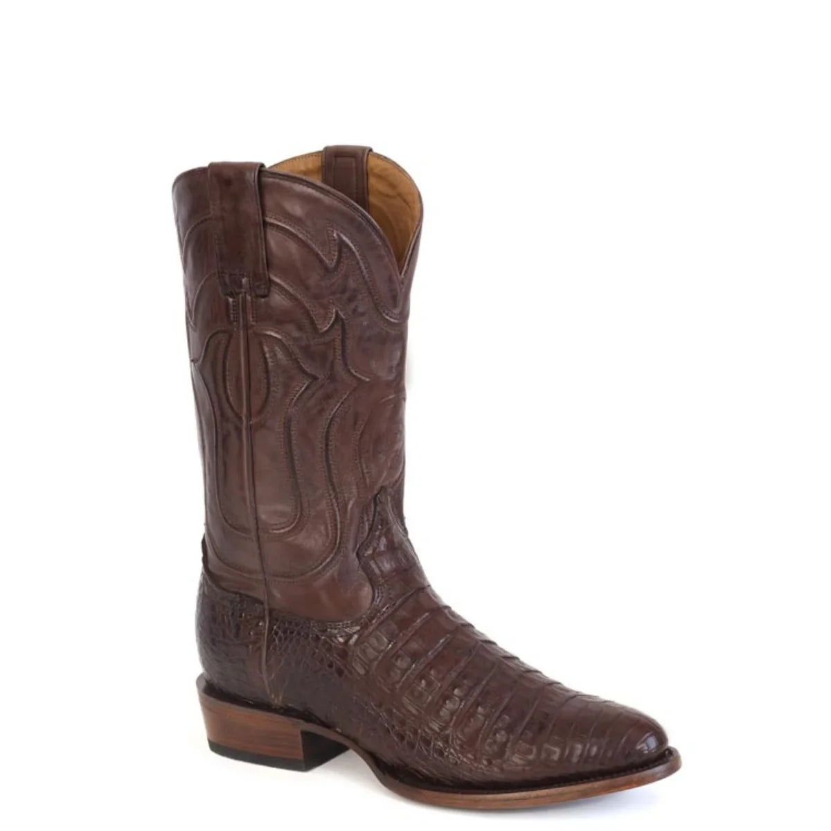 Stetson Holliday (Brown) - Men's Caiman Boot