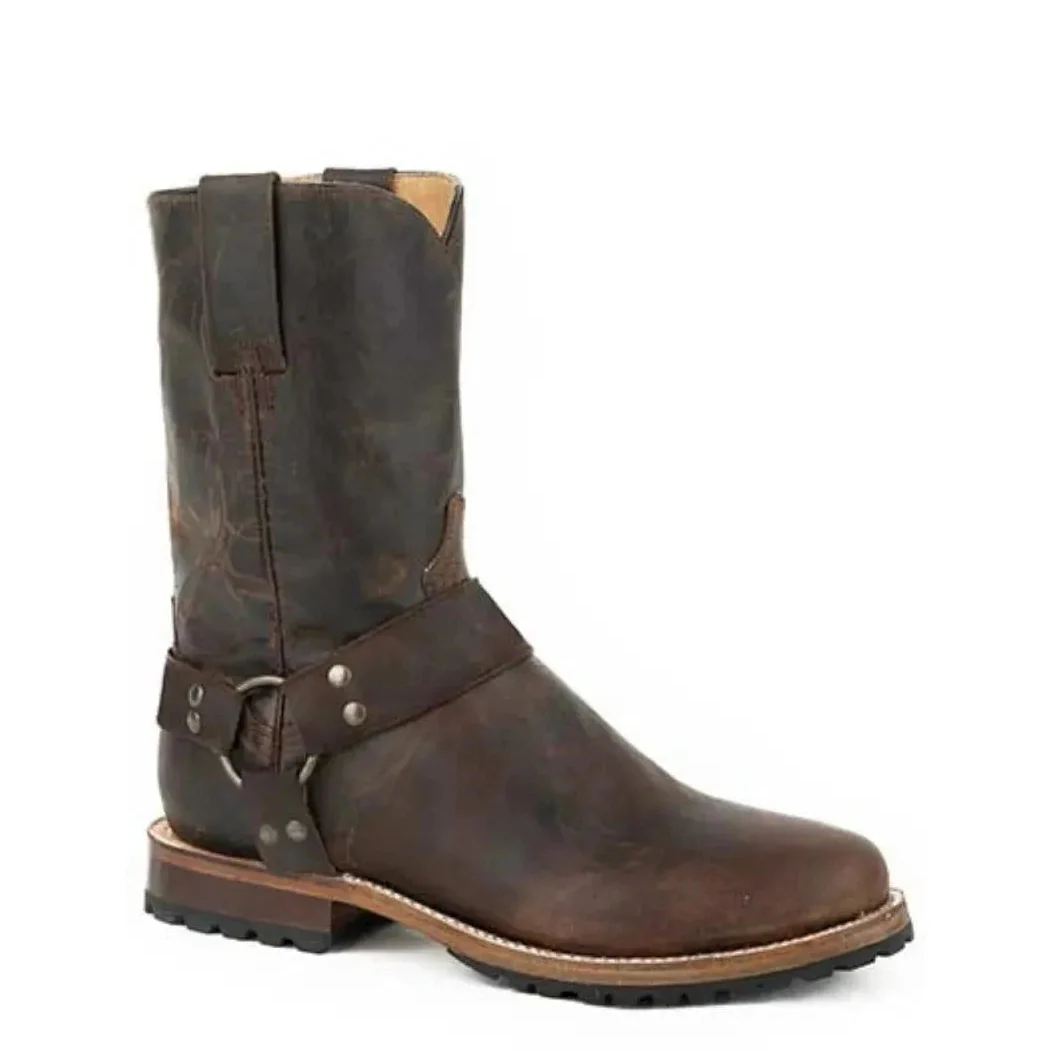 Stetson Desert Drift Biker (Brown) - Men's Cowboy Boot