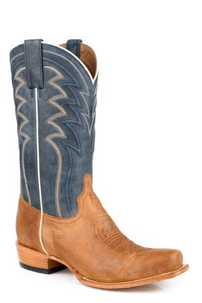 Stetson Knox (Blue/Brown) - Men's Cowboy Boot