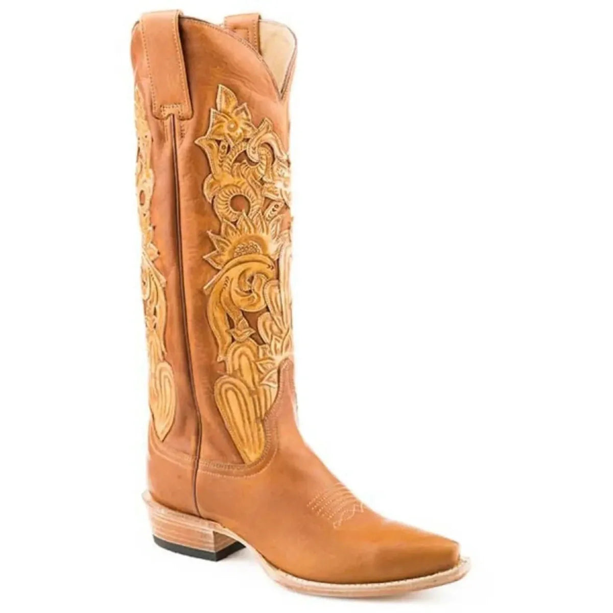 Stetson Jules (Brown) - Women's Leather Cowgirl Boot