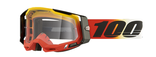 100% Racecraft 2 Goggles - Ogusto - Clear 50009-00024