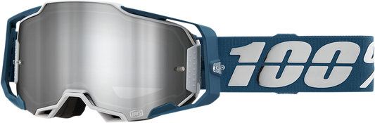 100% Armega Goggles - Albar - Flash Silver 50005-00005