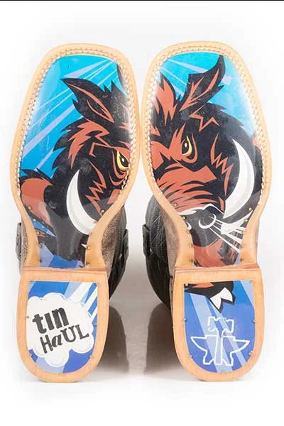 Tin Haul Not Boaring - Men's Leather Cowboy Boot