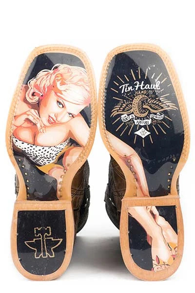 Tin Haul What's Your Angle - Men's Leather Cowboy Boot