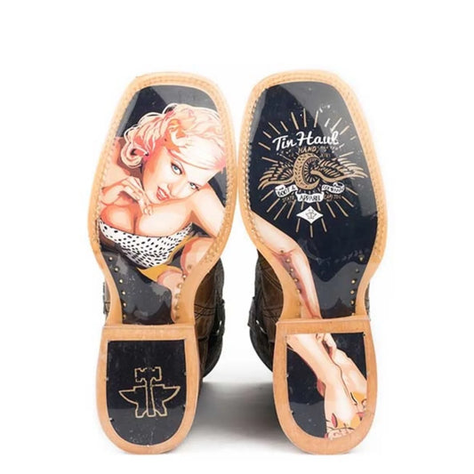 Tin Haul What's Your Angle - Men's Leather Cowboy Boot