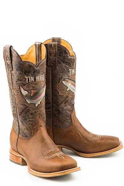 Tin Haul Alpha Angler - Men's Leather Cowboy Boot