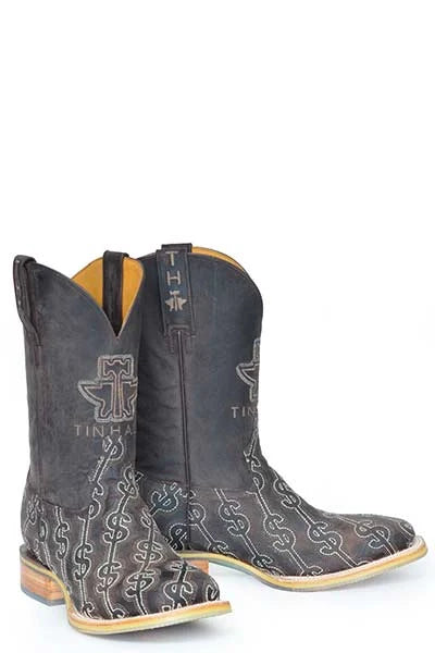Tin Haul Show Me The Money - Men's Leather Cowboy Boot