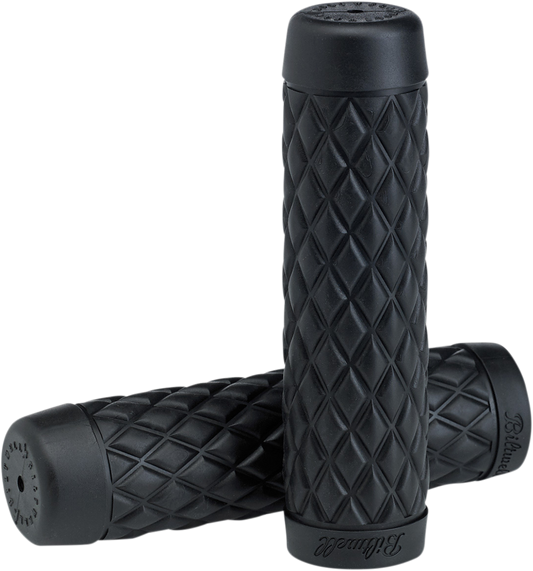 BILTWELL Grips - Torker - 1" - Black 6705-0101