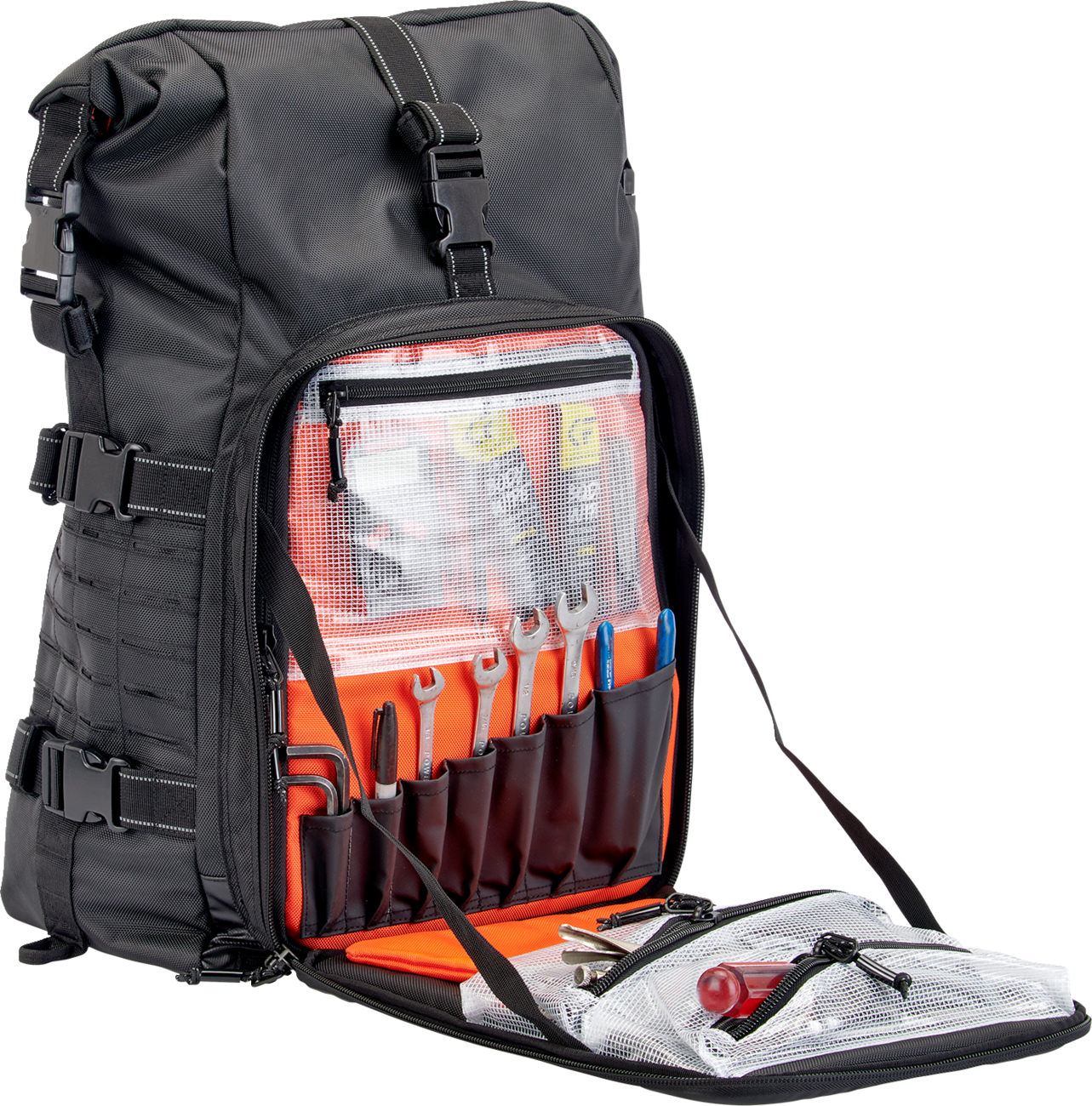 BILTWELL EXFIL-80 Motorcycle Bag - Gen 2 - Black 3014-01