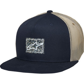 ALPINESTARS Mackinic Trucker Hat - Navy/Khaki - One Size 1215-81350-706-OS