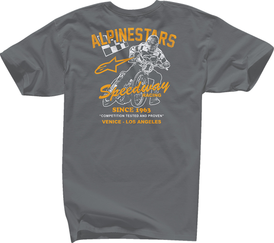 ALPINESTARS Speedway T-Shirt - Charcoal - XL 12137260018XL