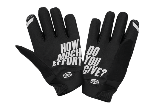 100% Brisker Gloves - Black/Gray - Small 10003-00000