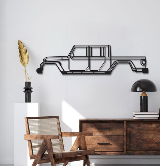 2020 Gladiator JT Metal Car Wall Art  - MT0708
