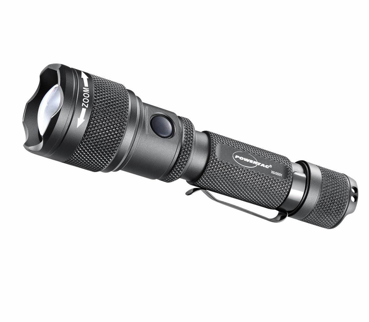 FlexBeam 1200LM Thread-Zoom Hunting Flashlight | 700M Range | Stable on Guns & Bikes