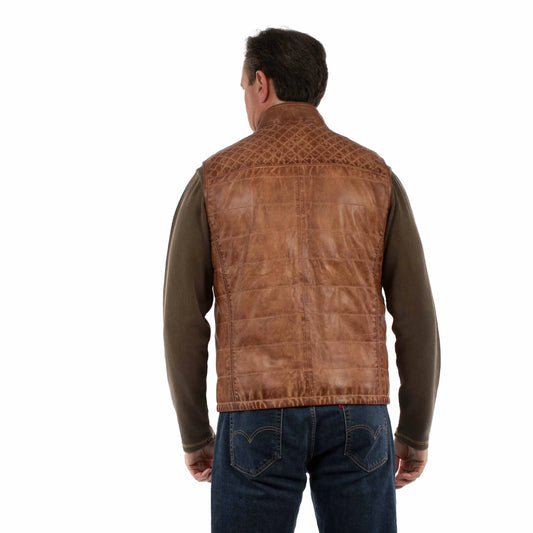 Scully Mesa Creek (2118 Leather) – Men's Vest