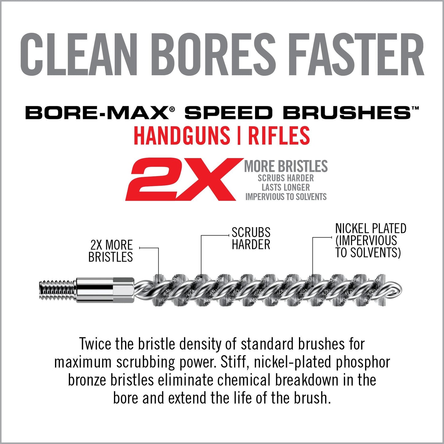 Bore-Max Speed Brushes Multi-Cal Pack