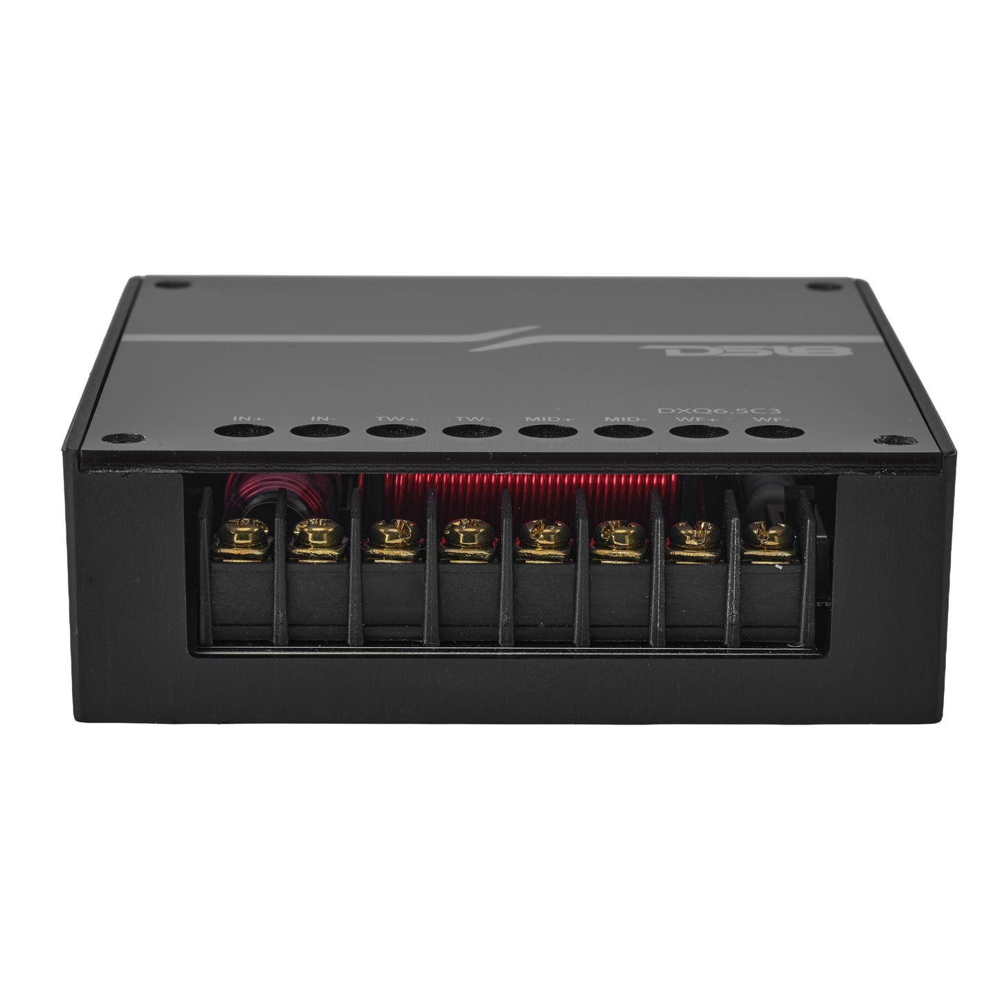 DXQ 6.5" 3-Way Component Speaker Set with Yellow Straw + Composite Foam Cone | 150W RMS 4-Ohm