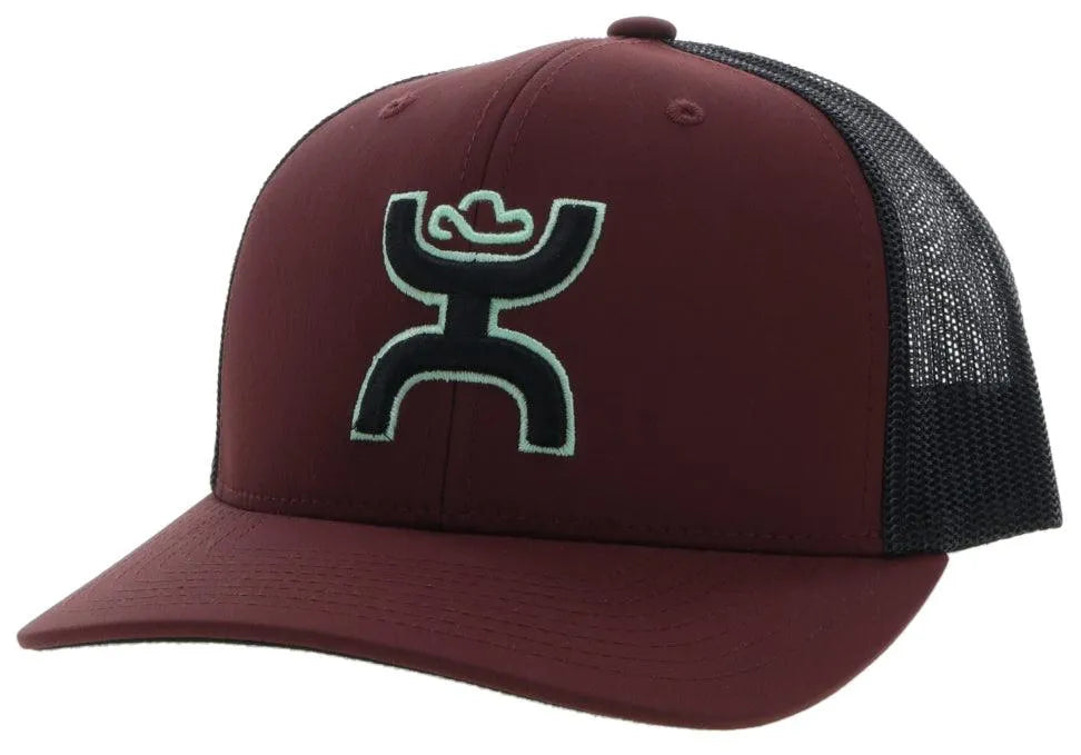 HOOey "Sterling" (Maroon/Black) - Trucker Cap
