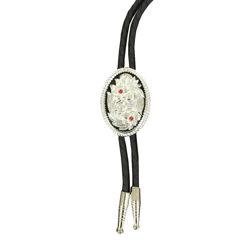 Double S Floral - Bolo Tie