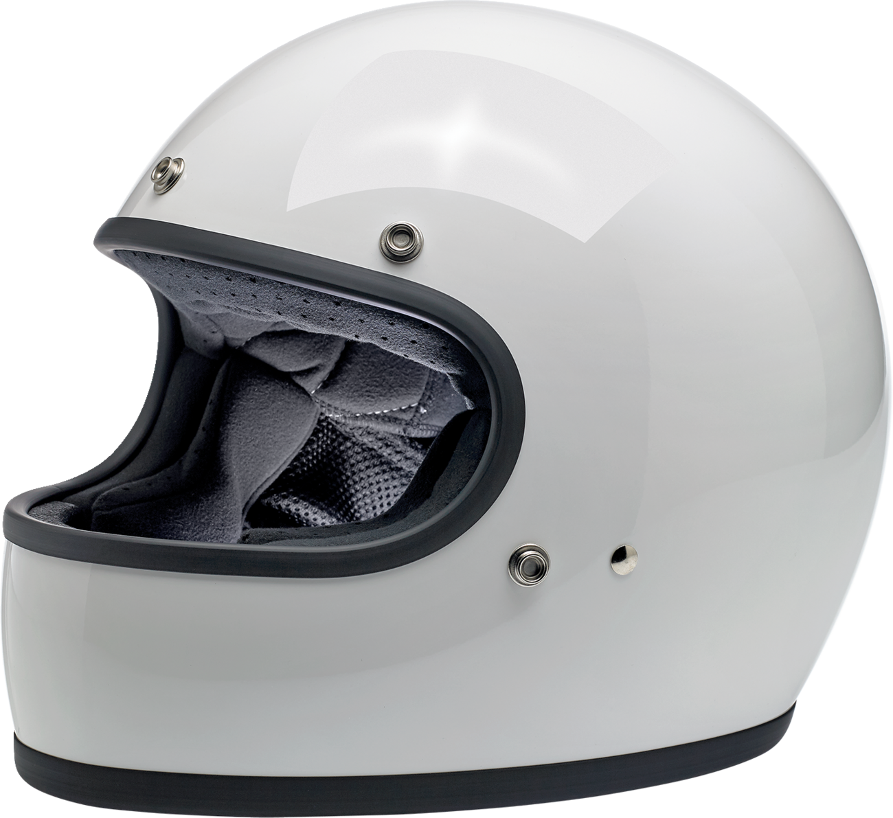 BILTWELL Gringo Helmet - Gloss White - Small 1002-517-102