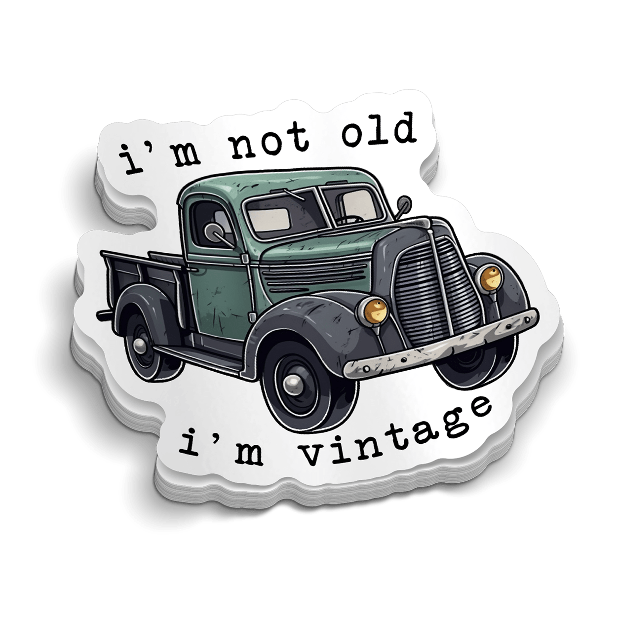 Vintage - Hard Hat Decal