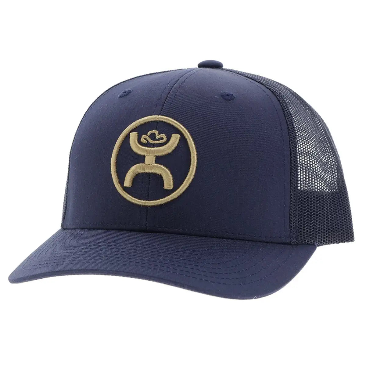 HOOey "O Classic" (Navy/Mustard) - Trucker Cap