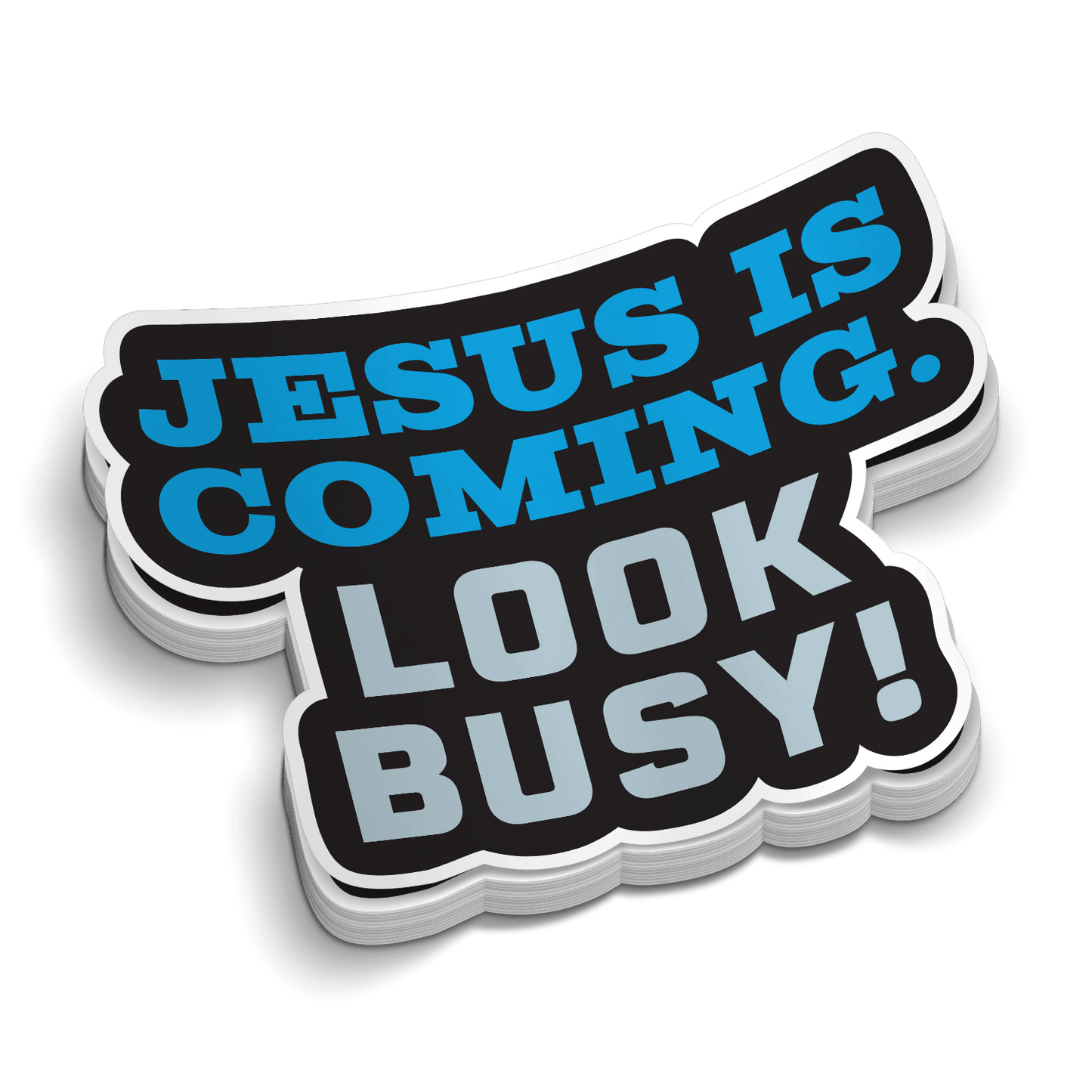 Look Busy - Hard Hat Decal