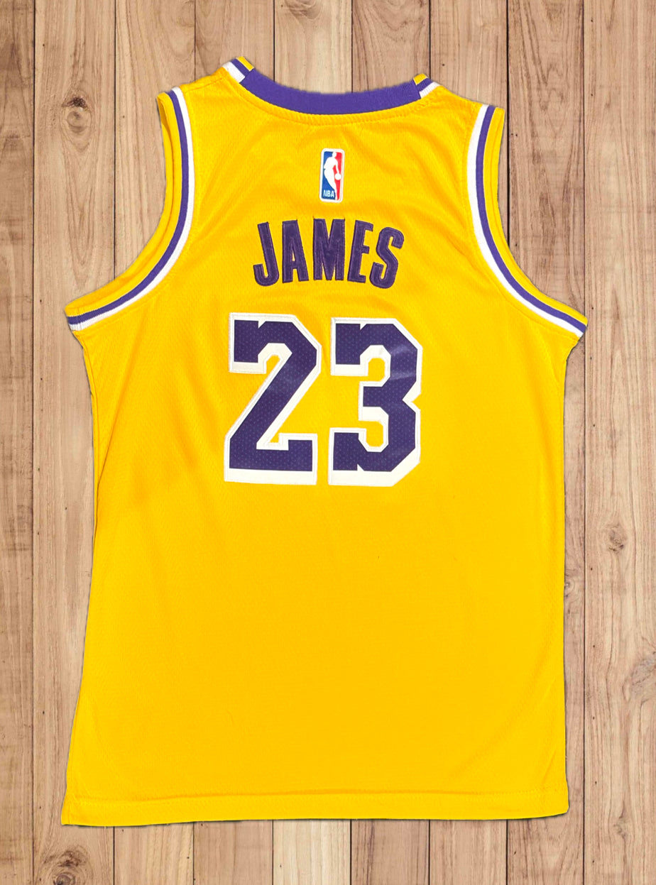 LeBron James 23 Kids Youth Los Angeles Lakers  Nike Basketball Jersey