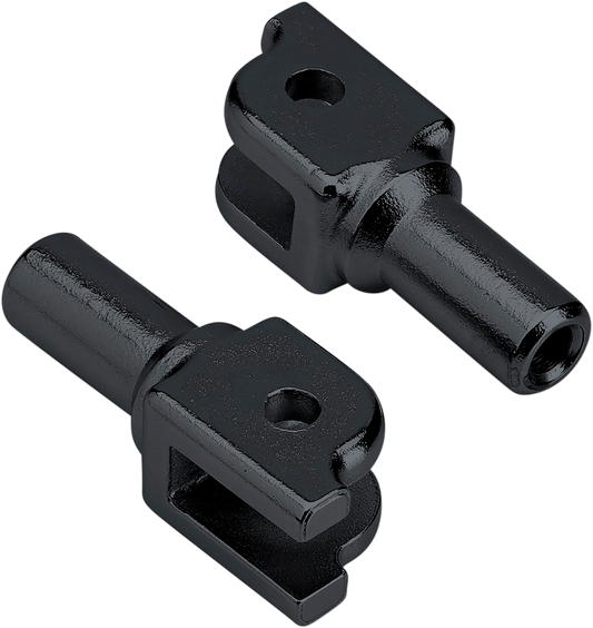 BILTWELL Footpeg Mount - Black - Softail 0107-1640-01