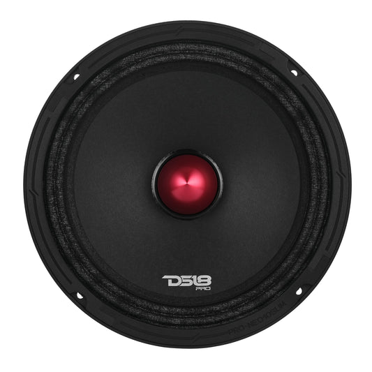 PRO 10" Slim Neodymium Mid-Range Loudspeaker with Bullet | 250W RMS 4-Ohm