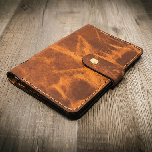 Leather Field Notes Cover - Chestnut Brown