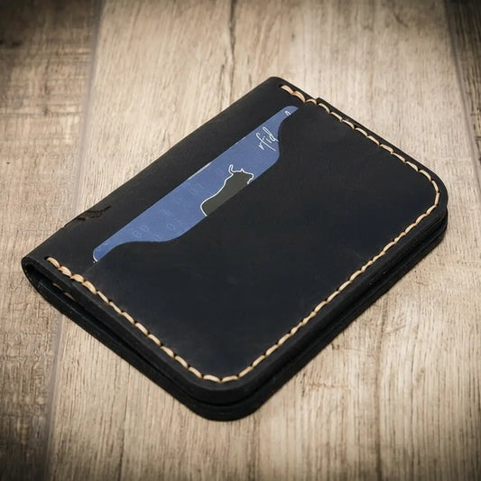 The Georgetown Minimalist Wallet in Black