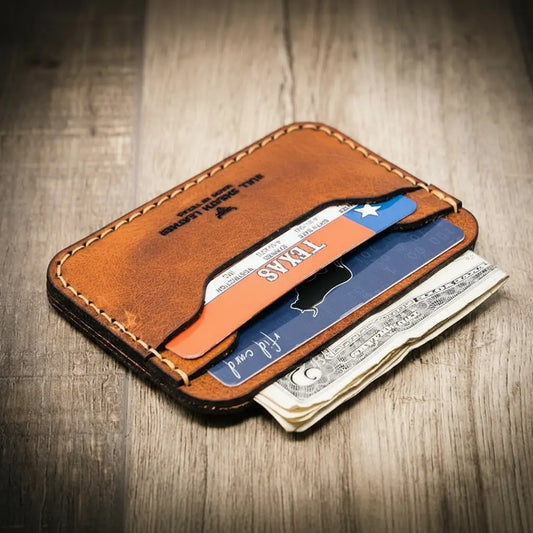 Pflugerville Card Wallet - Chestnut Brown