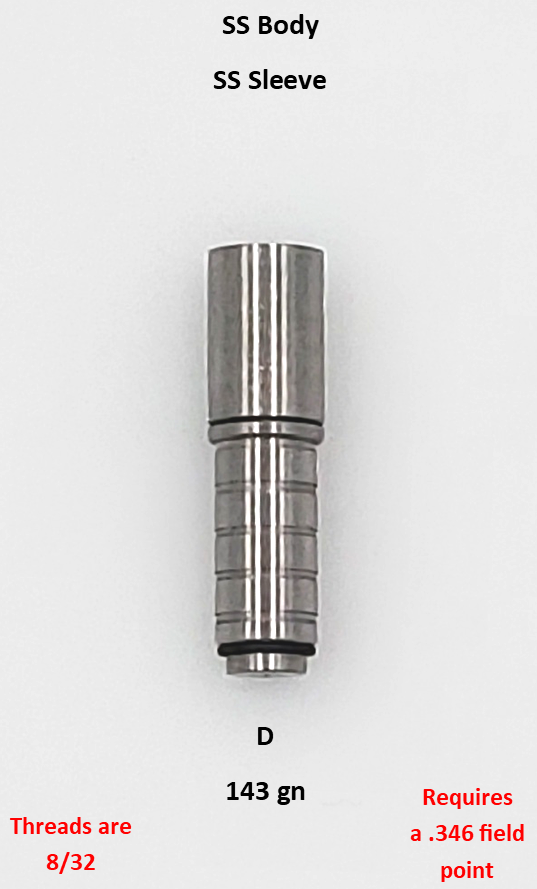 Adjustable Spinning Insert, .300 (Crossbow), 100-200 gn